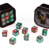 Greifenfels: D6 Series (Marble) - Red & Green (16 mm, 18 st)