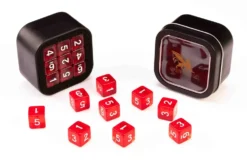 Greifenfels: D6 Series (Transparent) - Red (16 mm, 18 st)