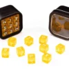 Greifenfels: D6 Series (Transparent) - Yellow (16 mm, 18 st)