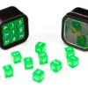 Greifenfels: D6 Series (Transparent) - Green (16 mm, 18 st)