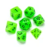 Greifenfels: Flourescent Series - Green/Black - Dice Set