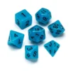 Greifenfels: Flourescent Series - Blue/Black - Dice Set