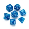 Greifenfels: Glitter Series - Blue/White - Dice Set