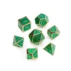 Greifenfels: Gold Series - Green/Gold - Dice Set