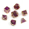 Greifenfels: Gold Series - Purple/Glitter - Dice Set