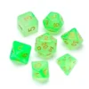 Greifenfels: Nebula Series - Green/Gold - Dice Set