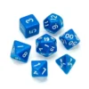 Greifenfels: Opaque Series - Blue/White - Dice Set