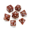 Greifenfels: Opaque Series - Brown/White - Dice Set