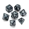 Greifenfels: Pearl Series - Black/White - Dice Set