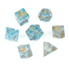 Greifenfels: Razor Series - Blue/Gold - Dice Set