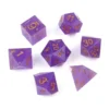 Greifenfels: Razor Series - Purple/Gold - Dice Set