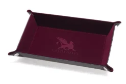 Greifenfels: Rectangle Series Dice Tray - Burgundy