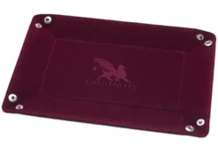 Greifenfels: Rectangle Series Dice Tray - Burgundy