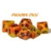 Halfsies Dice - Phoenix (Poly 7 set)