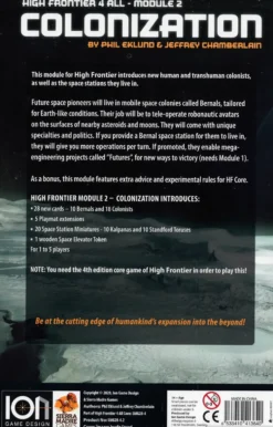 High Frontier 4 All: Module 2 - Colonization (Exp.)