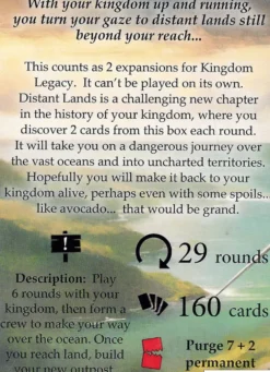 Kingdom Legacy: Distant Lands (Exp.)