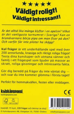 Kul frågor!