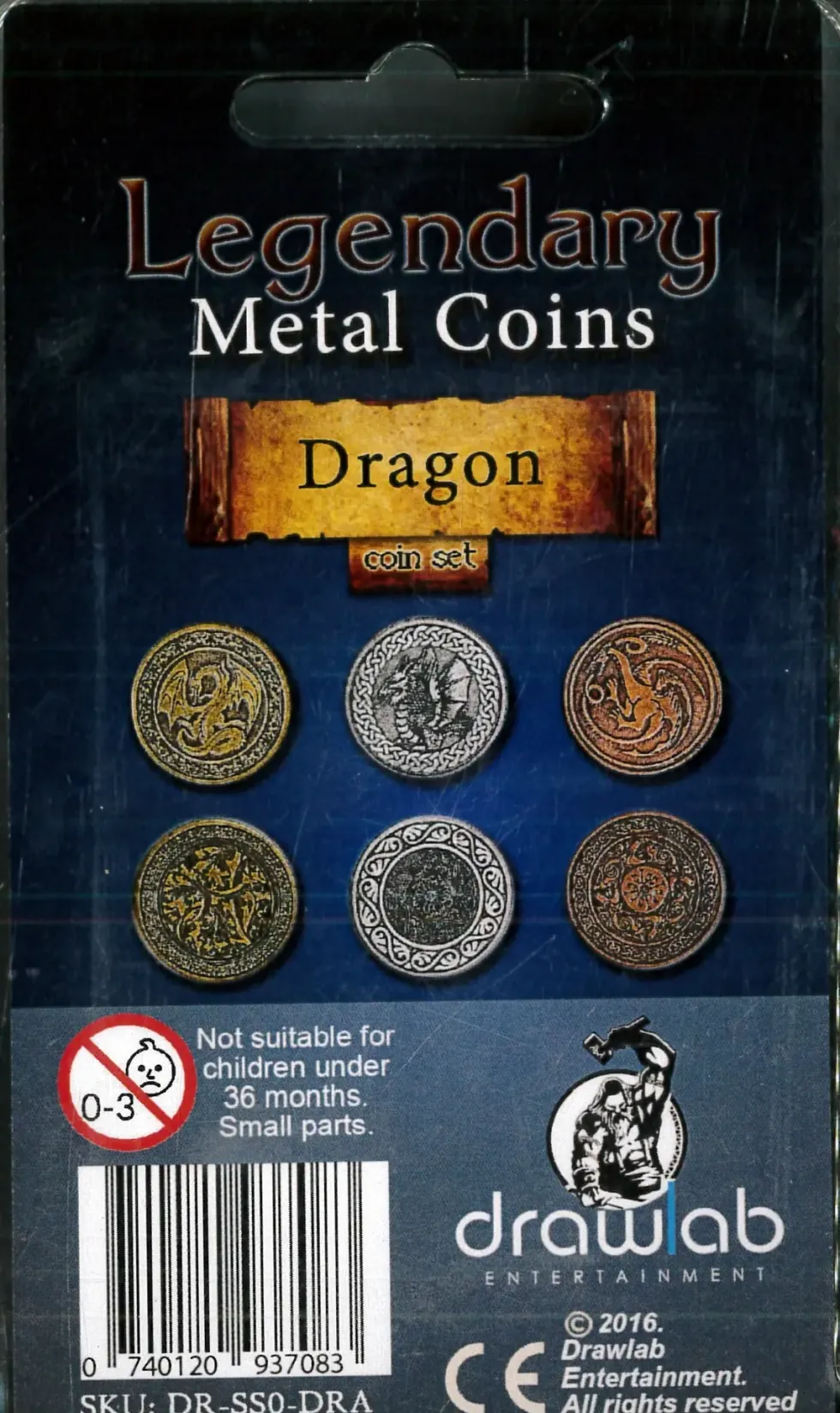 Legendary Metal Coins: Dragon Coin Set