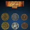 Legendary Metal Coins: Forged Cultist Coin Set