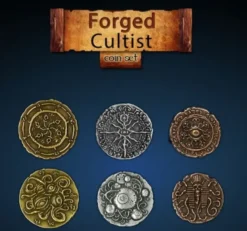 Legendary Metal Coins: Forged Cultist Coin Set