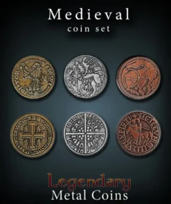 Legendary Metal Coins: Medieval Coin Set