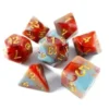 Lindorm: Norse Mythology - Lindorm Dice Set (Red-Grey/Brown)