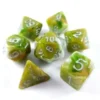 Lindorm: Norse Mythology - Troll Dice Set (Green-White/Brown)