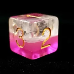 Lindorm: Sea Shanty - Leave her Johnny Dice Set (Pink/Gold)