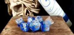 Lindorm: Sea Shanty - Off to Sea Dice Set (Blue-White/Gold)