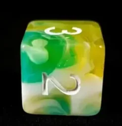 Lindorm: Sea Shanty - Randy Dandy O Dice Set (Green - Turquoise/White)