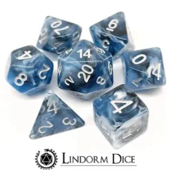 Lindorm: Sea Shanty - Wellerman Dice Set (Blue-White/Silver)