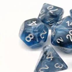 Lindorm: Sea Shanty - Wellerman Dice Set (Blue-White/Silver)