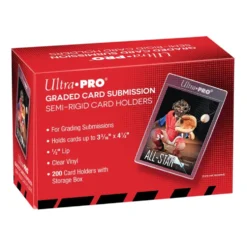 1/2" Lip Semi-Rigid Tall Card Holders (200ct)