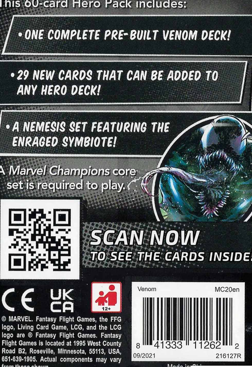 Marvel Champions: The Card Game - Venom Hero Pack (Exp.)