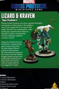 Marvel: Crisis Protocol - Lizard & Kraven
