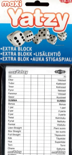 Maxi Yatzy: Extrablock (Tactic)