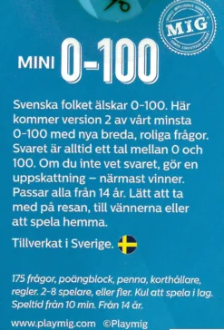 0-100 Mini Blå