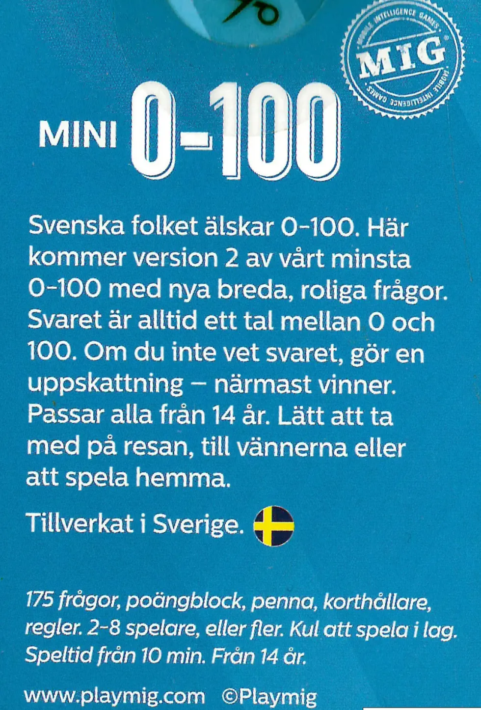 0-100 Mini Blå