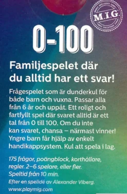 0-100 Mini Familj