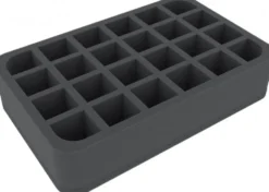 60 mm Half-Size Foam Tray with 24 slots for Star Wars: Legion Miniatures
