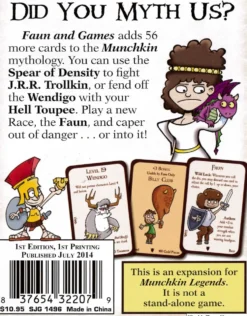 Munchkin Legends 2: Faun and Games (Exp.)