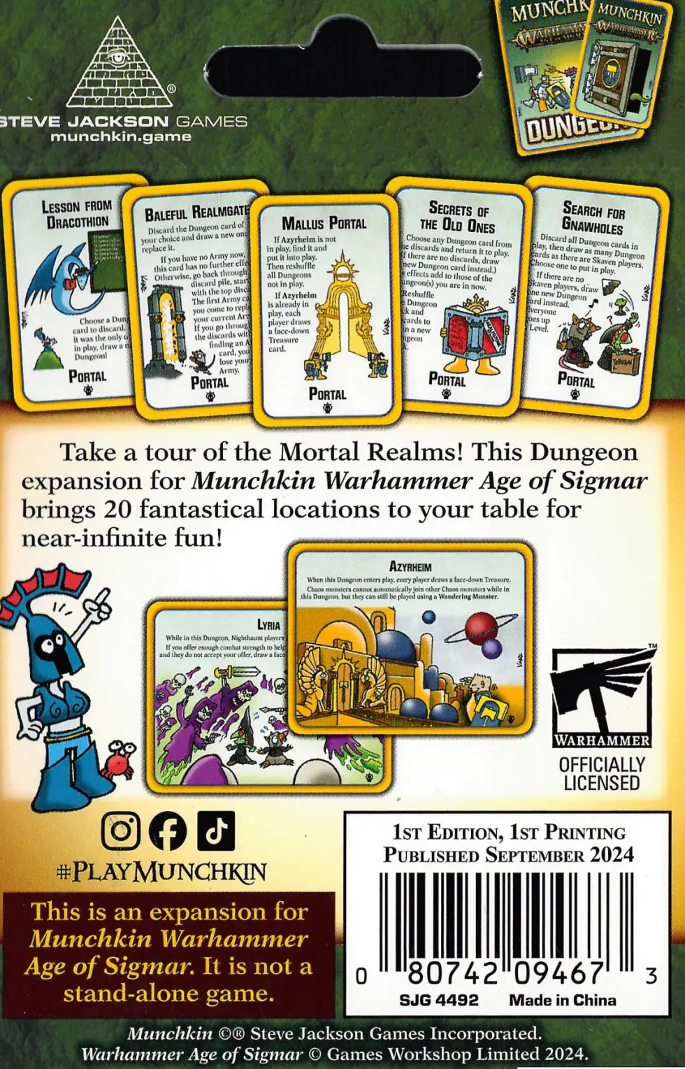 Munchkin Warhammer: Age Of Sigmar Dire Domains