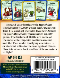 Munchkin Warhammer 40,000: Faith and Firepower (Exp.)