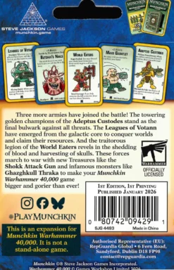 Munchkin Warhammer 40,000: Grudges and Gore (Exp.)