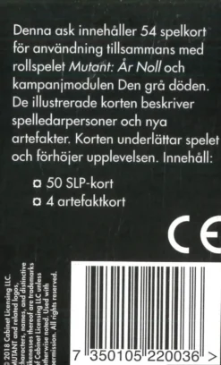Mutant År Noll: Spelkort 3