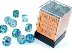 Nebula - Oceanic/Gold (Luminary) - d6, 36 st (12 mm, prickar)