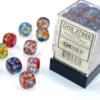Nebula - Primary/Blue (Luminary) - d6, 36 st (12 mm, prickar)