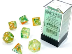 Nebula - Spring/White Luminary - Dice set