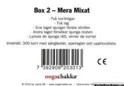 Oogachakka: Box 2 - Mera Mixat