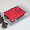 Opaque - Black/Red - d10, 10 st